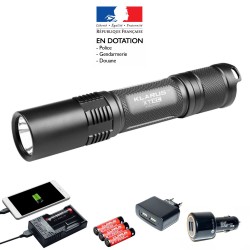 Pack Dotation - Lampe tactique rechargeable Klarus XT2C et ses accessoires - 1100 Lumens 