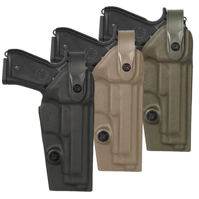 Holster droitier Vegatek Duty VKD8 tan pour Berreta 92/98 - PAMAS / MAS-G1