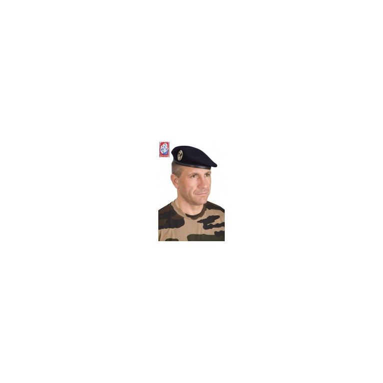 Beret commando bleu marine