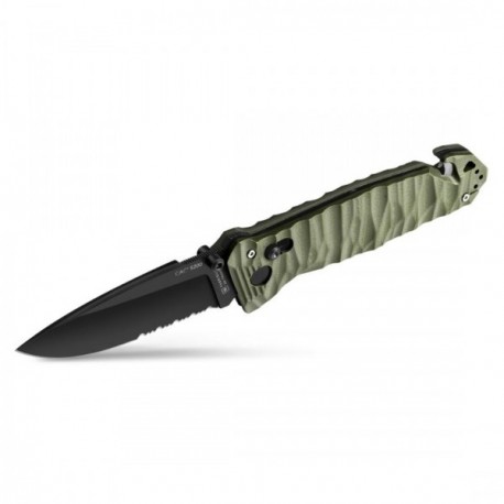 Couteau de poche Cac® S200 PA6 vert od TB OUTDOOR