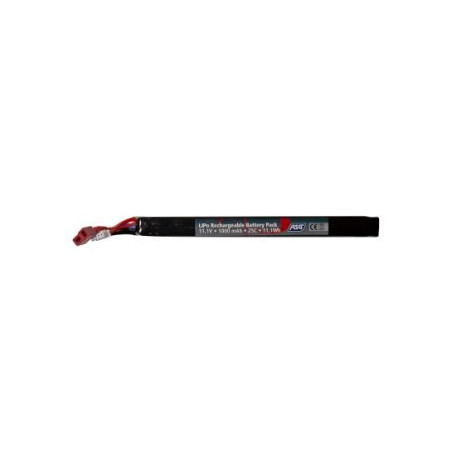 Batterie ASG 11.1V 100mah 25C lipo stick T dean
