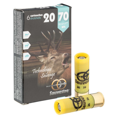 CARTOUCHES SAUVESTRE GROS GIBIER - CAL. 20/70