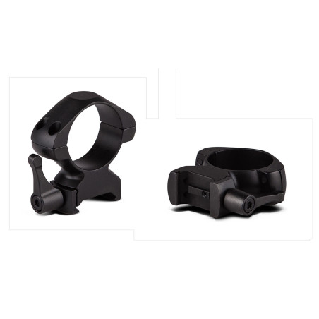 Anneaux de montage acier 30mm - HAUT - quick release -KONUS