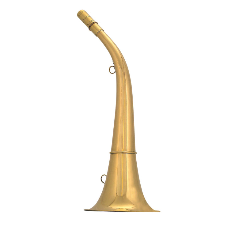 CORNE RONDE COMPIÈGNE 30 CM LAITON POLI CORNE RONDE COMPIÈGNE 30 CM LAITON POLI