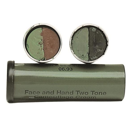 Stick camouflage facial (marron / vert)