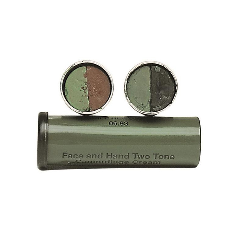 Stick camouflage facial (marron / vert)