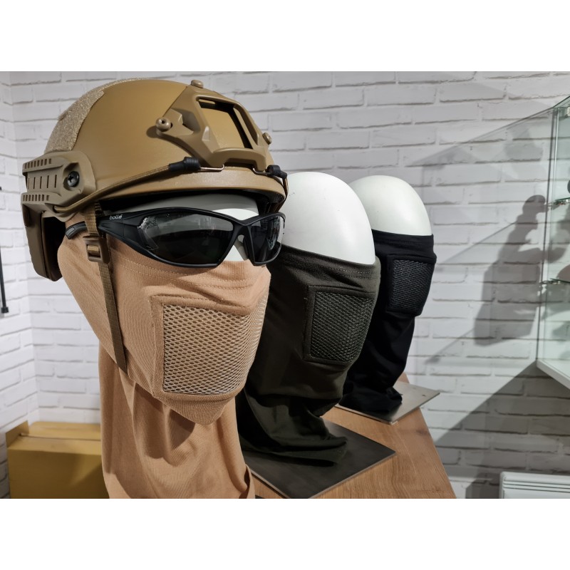 Cagoule/masque de protection grillagée - Atelier Airsoft