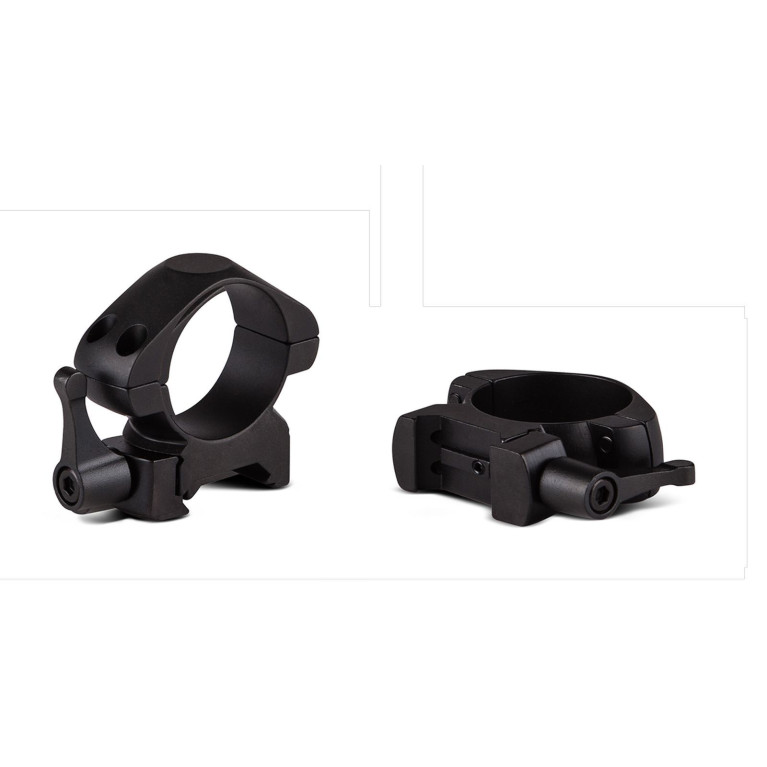 Anneaux de montage acier 25.4mm - MEDIUM - quick release -KONUS