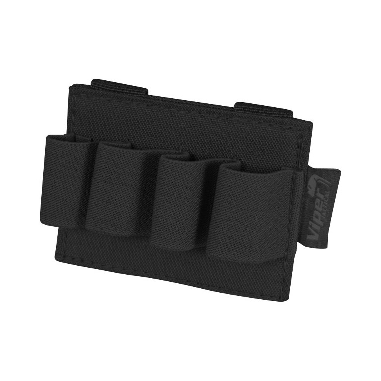 Porte cartouche Molle 4 emplacements BLACK