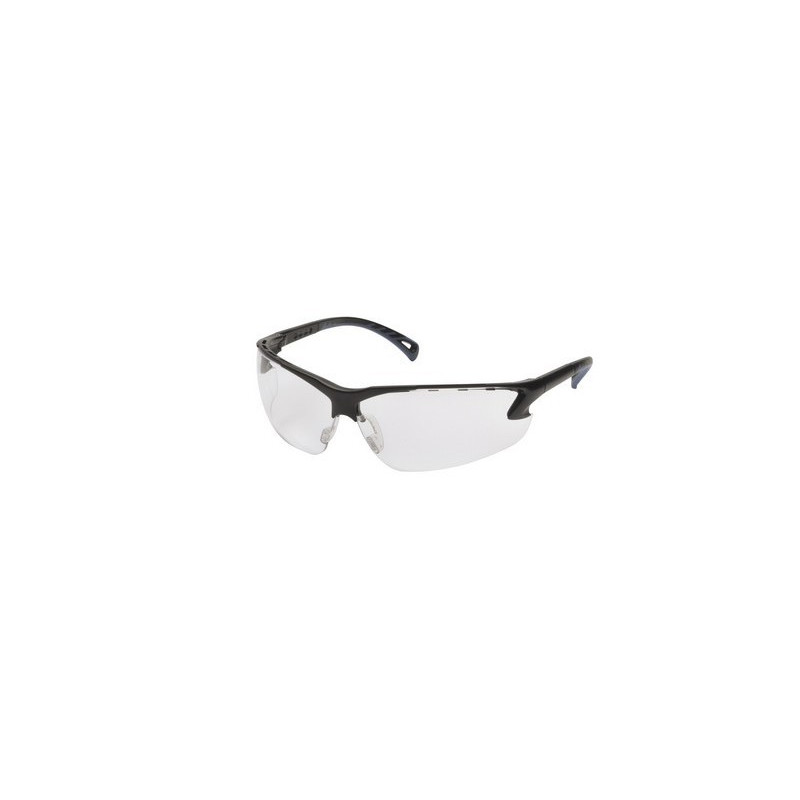 LUNETTES DE PROTECTION CE TRANSPARENTES BRANCHES NOIRES