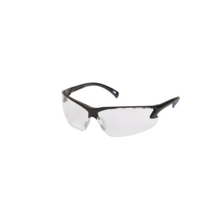 LUNETTES DE PROTECTION CE TRANSPARENTES BRANCHES NOIRES