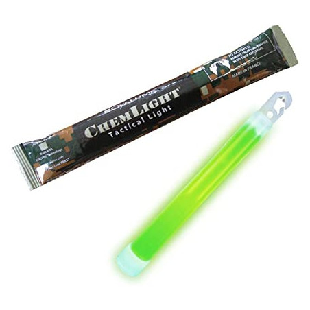 Bâton lumineux ChemLight® 15 cm - 12 heures vert