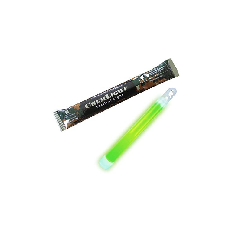 Bâton lumineux ChemLight® 15 cm - 12 heures vert