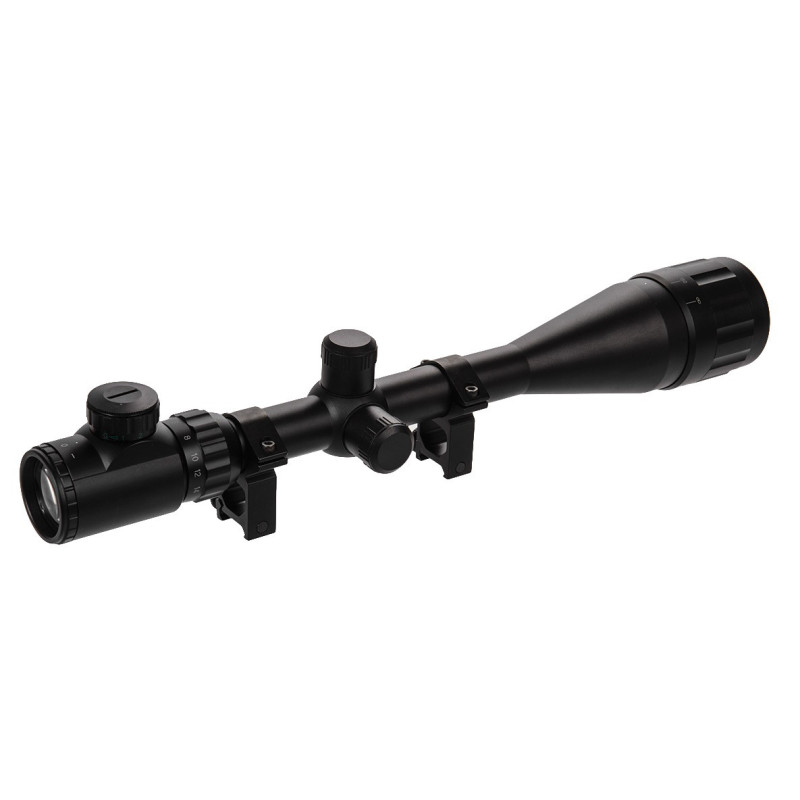 Lunette 6-24x50 AOEG illuminée rouge et vert LANCER TACTICAL