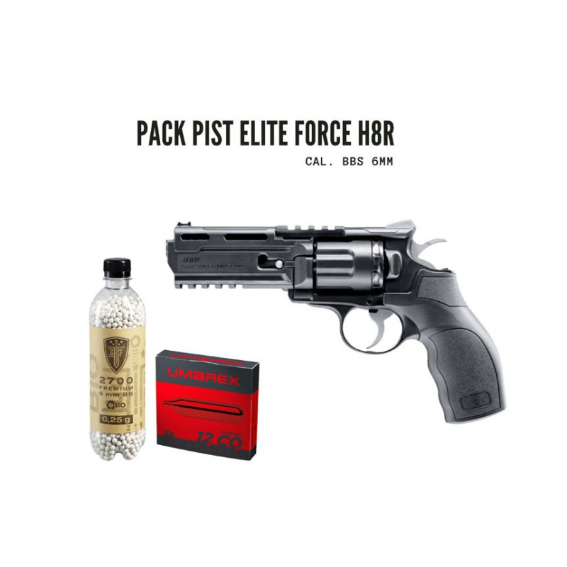 RÉPLIQUE REVOLVER CO2 ELITE FORCE H8R 1,0J