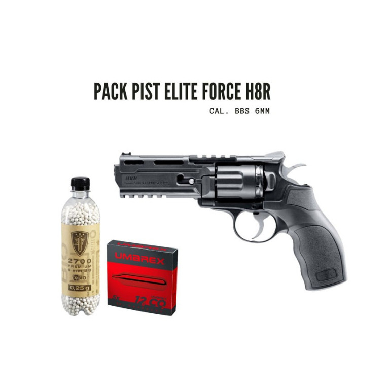 RÉPLIQUE REVOLVER CO2 ELITE FORCE H8R 1,0J
