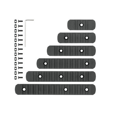 Set de 6 rail KEYMOD - M-LOCK