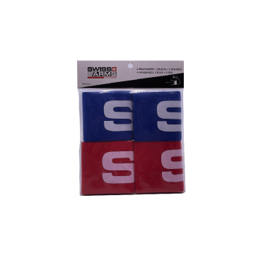 Brassards SwissArms (2 bleus/2Rouges)