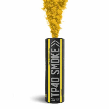 Fumigène TP40 à goupille supérieure JAUNE