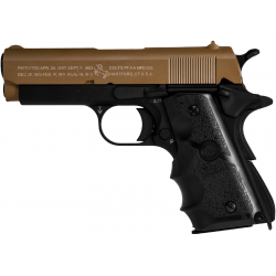 Colt 1911 Defender Gaz (Tan Slide, Black Lower)