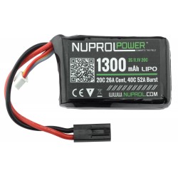 Batterie Lipo micro power NUPROL 11.1V 1300mAh
