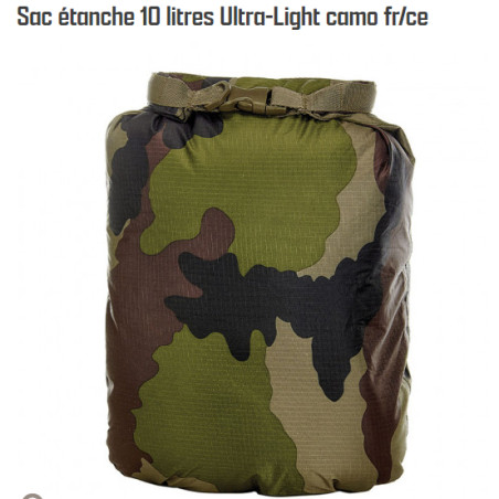 Sac étanche 10 litres Ultra-Light camo fr/ce