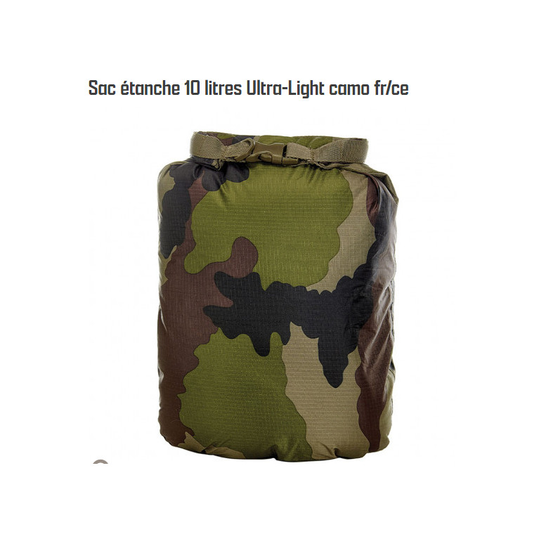 Sac étanche 10 litres Ultra-Light camo fr/ce