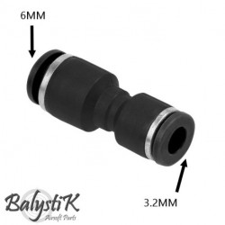 BalystiK adaptateur flexible 6mm vers 3.2mm