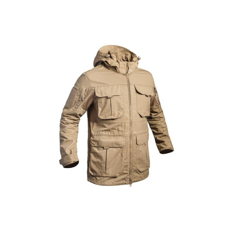 Veste longue de combat Fighter tan