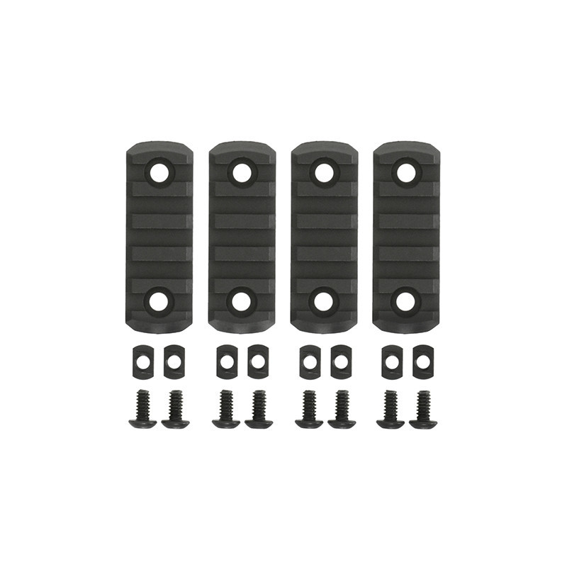 KIT 4 RAIL MLOCK POLYMERE NOIR