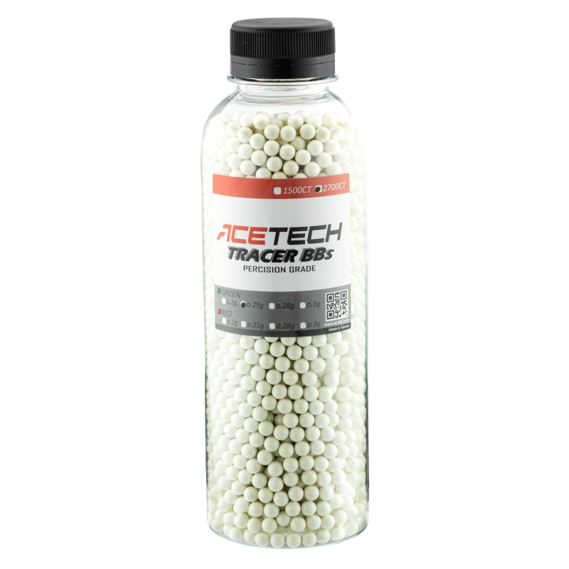 Billes BIO 0,25g x 2700 bouteille Tracer PLA Acetech Verte