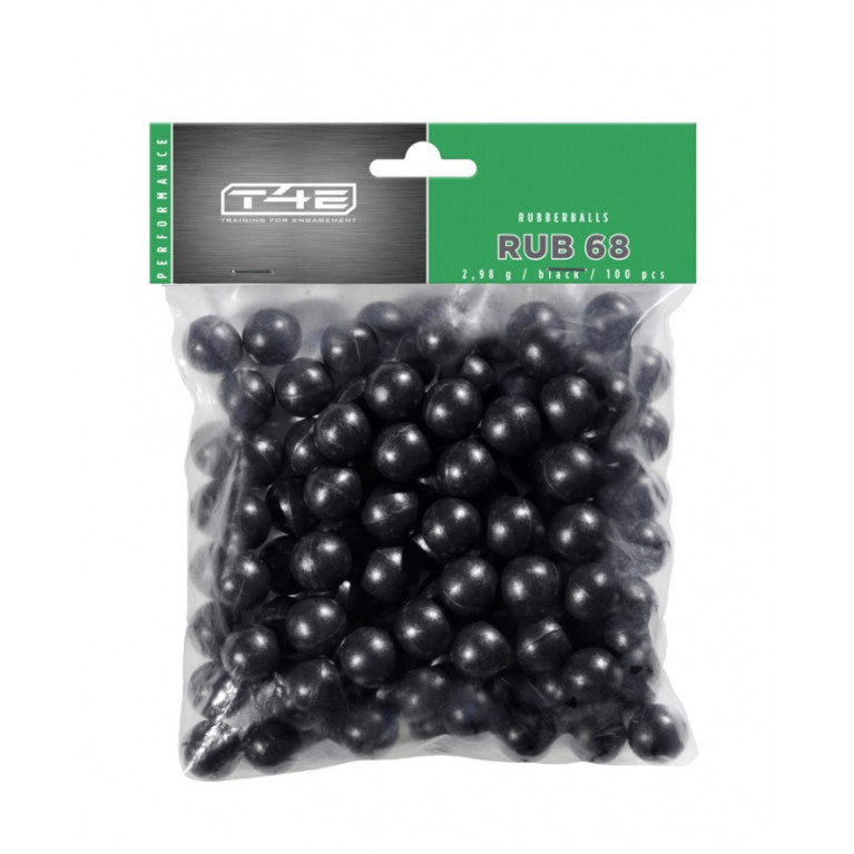 BILLES CAOUTCHOUC CAL 68 X100 BILLES CAOUTCHOUC CAL 68 X100