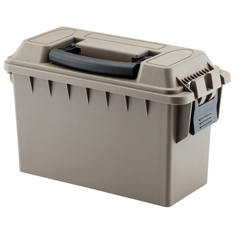 CAISSE MUNITION POLYMÈRE CAL.30 TAN 24.5X10.8X14.5 CM