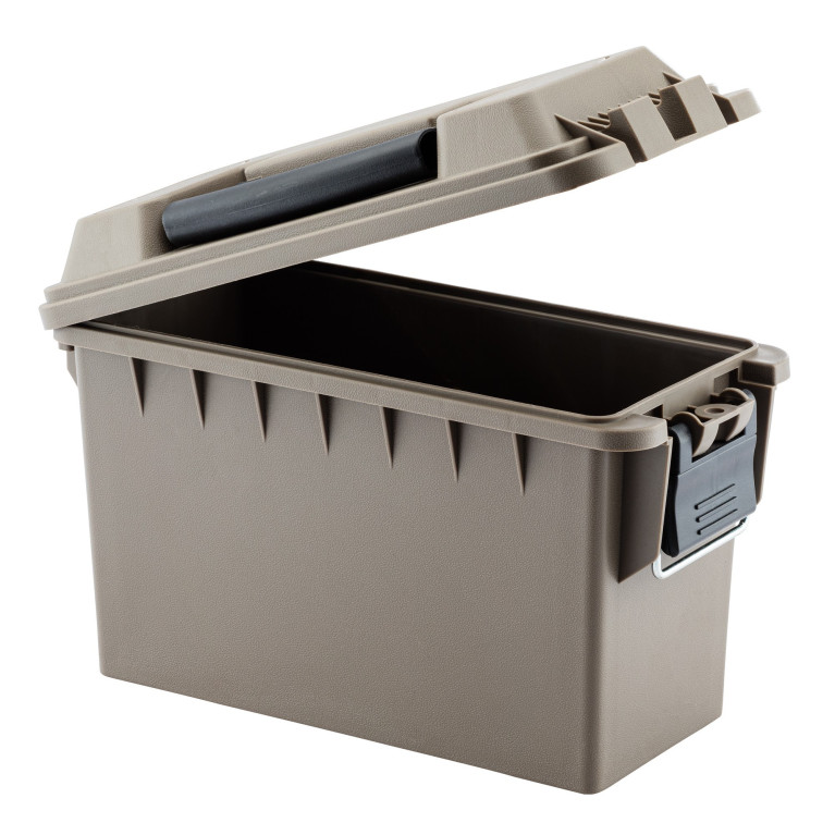 CAISSE MUNITION POLYMÈRE CAL.30 TAN 24.5X10.8X14.5 CM