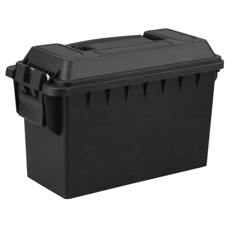 CAISSE MUNITION POLYMÈRE CAL.30 NOIR 24.5X10.8X14.5CM