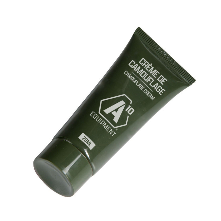 Tube de crème de camouflage vert olive