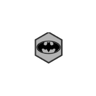 PATCH BATMAN GRIS