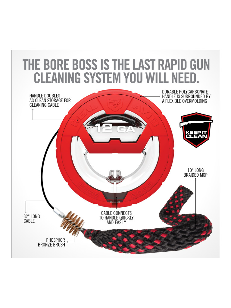 CABLE DE NETTOYAGE BORE BOSS - 12GA CABLE DE NETTOYAGE BORE BOSS - 12GA