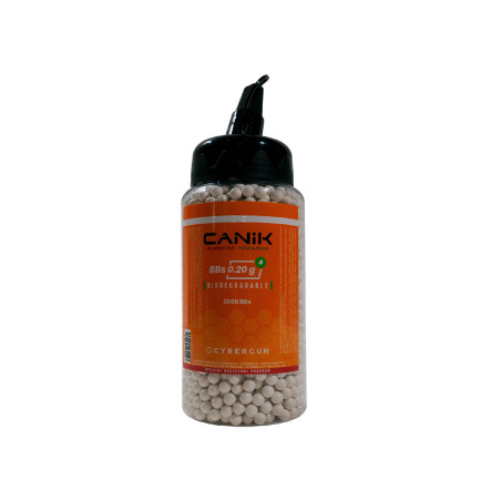 Billes Canik BIO 0,20 g White en Biberon 2000 BBs