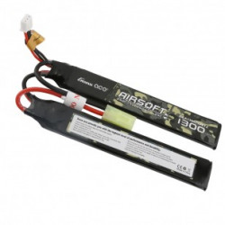 Batterie Lipo 2S 7.4V 1300mAh 25C 2 sticks Genspow