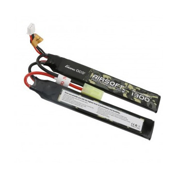 Batterie Lipo 2S 7.4V 1300mAh 25C 2 sticks Genspow