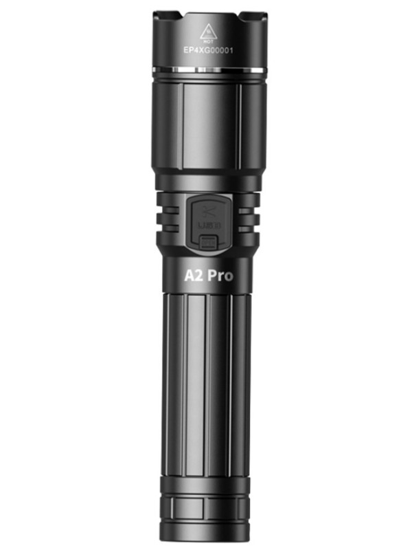 Lampe tactique rechargeable A2 PRO LED - 1450 lumens