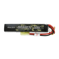 Batterie airsoft Gen Ace Lipo 11.1 V 25C 3S1P 1100mAh Connecteur Tamiya