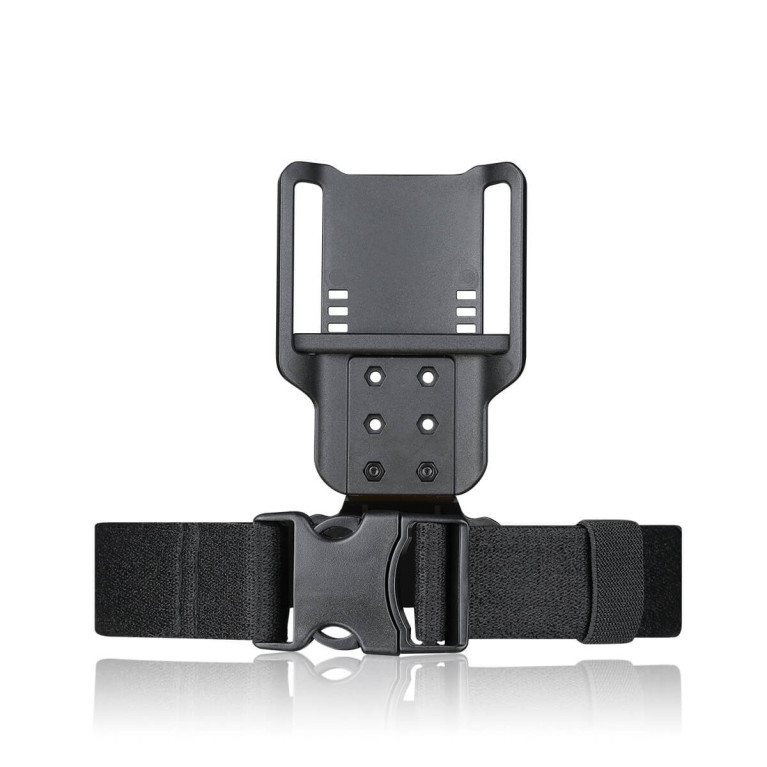 PLATEFORME JAMBE CEINTURE NOIR AMOMAX