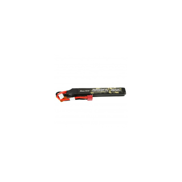 Batterie Lipo 2S 7.4V 1500mAh 25C 2 sticks Genspow