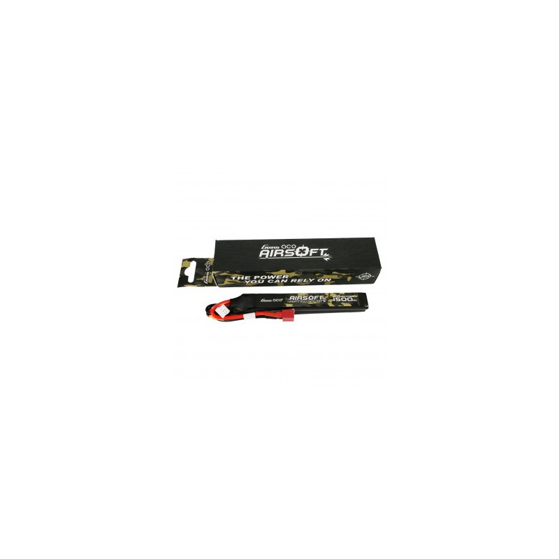 Batterie Lipo 2S 7.4V 1500mAh 25C 2 sticks Genspow