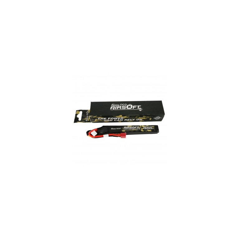 Batterie Lipo 2S 7.4V 1500mAh 25C 2 sticks Genspow