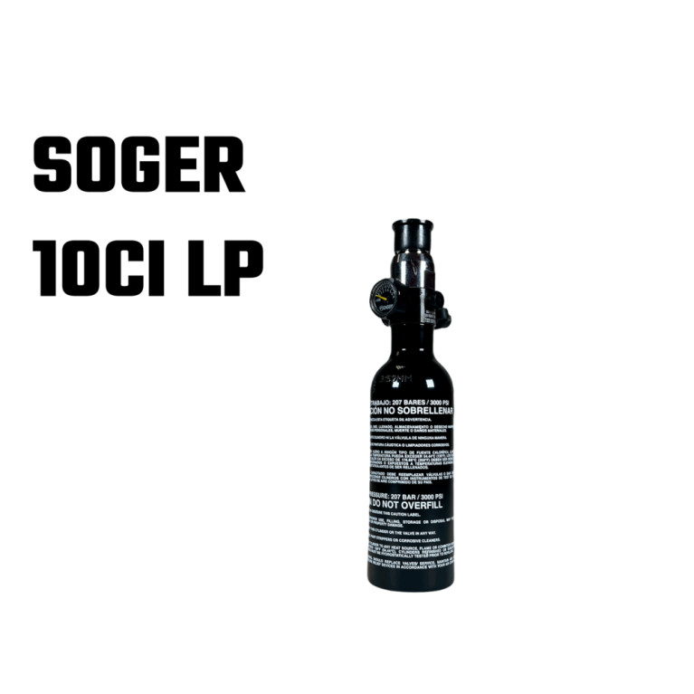 Bouteille HPA SOGER 3000PSI 0.16L + SLP REG