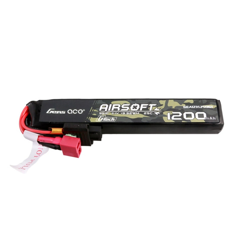 Batterie Lipo 11.1V 1200mAh 25C 1 sticks T-DEAN G-TECH Genspow