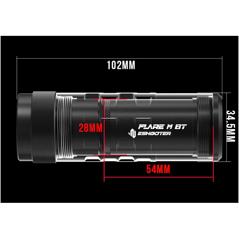 E-shooter Flare Tracer Alu-Alloy - Type A